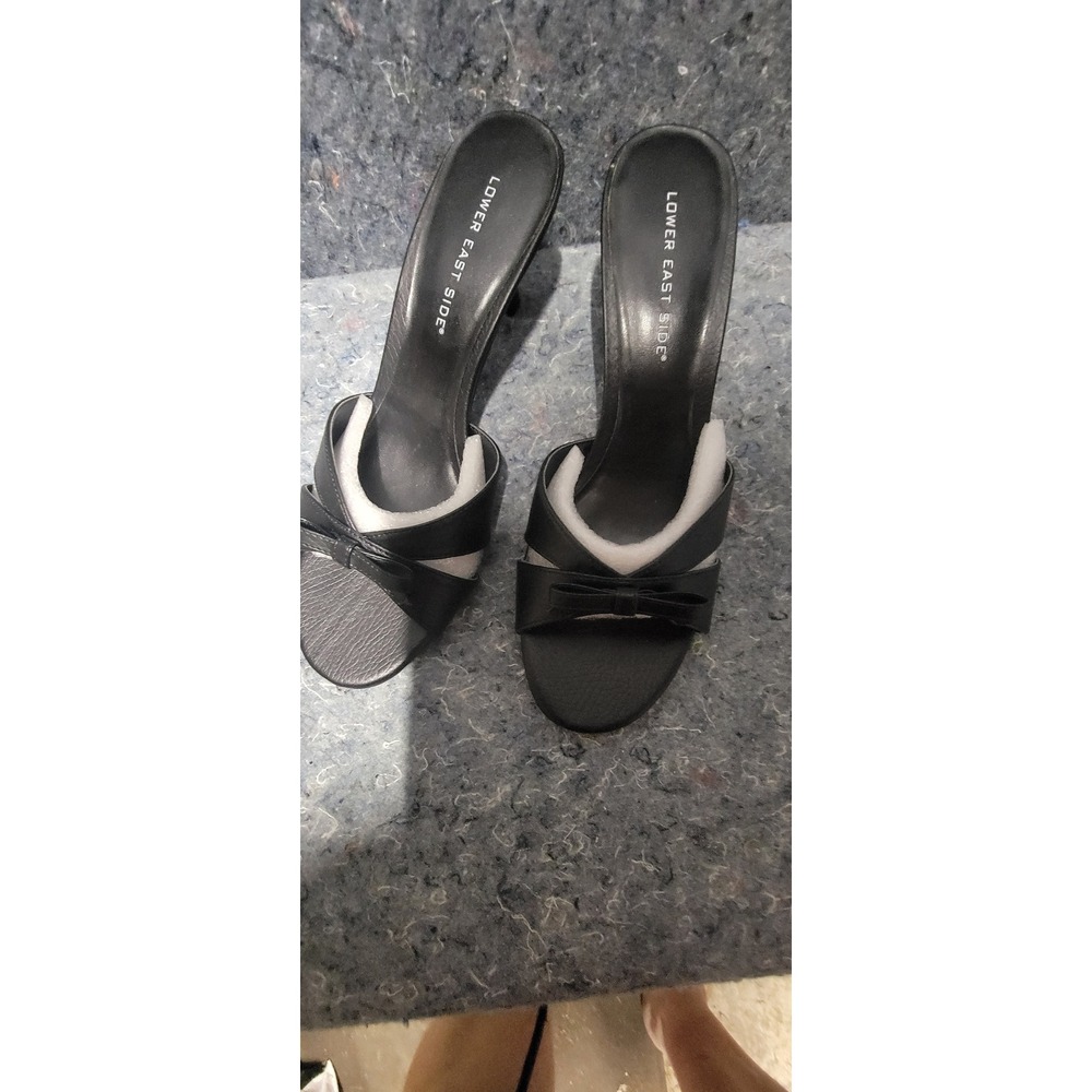 Women's Lower‎ East Side Black Open Toe Sandales Size 10 NWT